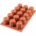Stampo silicone 15 midi Cannele Bordelais ø45 mm ed h 45 mm da Silikomart
