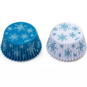 36 Pirottini Muffin in carta decoro Frozen Star diametro 5 cm altezza 3,2 cm da Decora