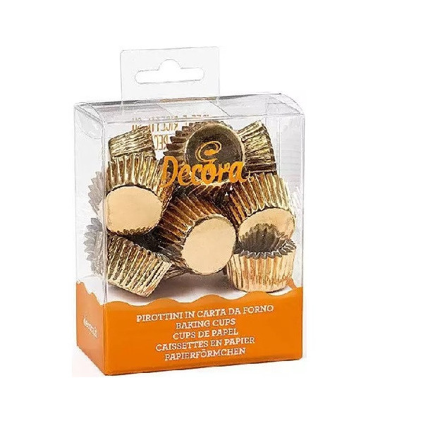 Decora 0339695 Pirottini Per Muffin In Carta Forno – Azzurri A Pois – 2000 Pezzi Da 50x32 Mm