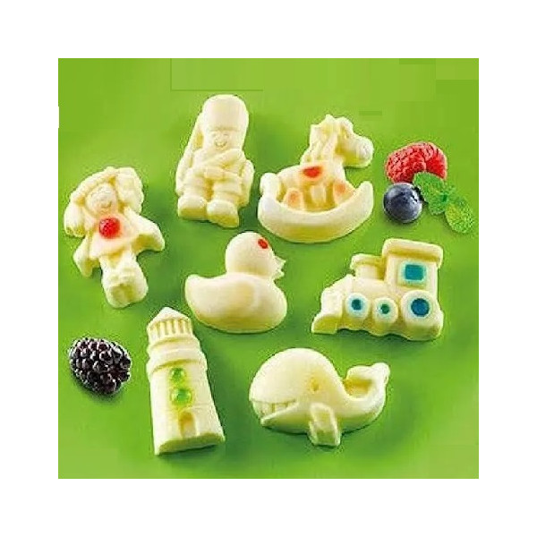 Fancy Toys Silikomart stampo silicone 15 giocattoli fantastici