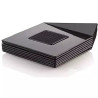 Set 100 vassoi monoporzioni quadrati in plastica nera di lato 83 mm, riutilizzabili da Silikomart Set 100 vassoi monoporzioni quadrati in plastica nera di lato 83 mm, riutilizzabili da Silikomart