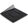 Set 100 vassoi monoporzioni quadrati in plastica nera di lato 83 mm, riutilizzabili da Silikomart Set 100 vassoi monoporzioni quadrati in plastica nera di lato 83 mm, riutilizzabili da Silikomart