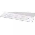 Set 100 vassoi monoporzioni rettangolari in plastica bianca da 14 x4 cm, riutilizzabili da Silikomart