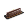 Set 100 vassoi monoporzioni rettangolari in plastica neri da 14x4 cm, riutilizzabili da Silikomart Set 100 vassoi monoporzioni rettangolari in plastica neri da 14x4 cm, riutilizzabili da Silikomart