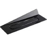 Set 100 vassoi monoporzioni rettangolari in plastica neri da 14x4 cm, riutilizzabili da Silikomart Set 100 vassoi monoporzioni rettangolari in plastica neri da 14x4 cm, riutilizzabili da Silikomart
