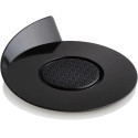 Set 100 vassoi monoporzioni rotondi in plastica neri da 86 mm, riutilizzabili da Silikomart