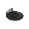 Set 100 vassoi monoporzioni rotondi in plastica neri da 86 mm, riutilizzabili da Silikomart Set 100 vassoi monoporzioni rotondi in plastica neri da 86 mm, riutilizzabili da Silikomart