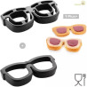 Lunettes set 2 stampi T-Plus+ a forma di Occhiali da 178 x 84 mm h 25 mm da Silikomart Lunettes set 2 stampi T-Plus+ a forma di Occhiali da 178 x 84 mm h 25 mm da Silikomart