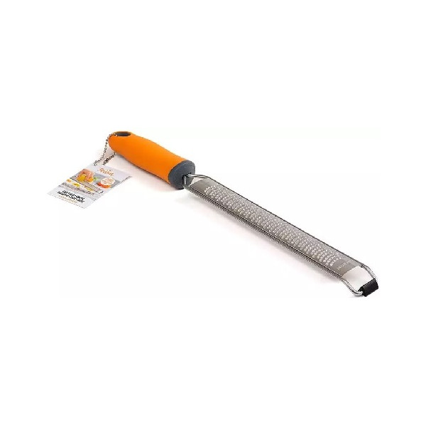 Grattugia a lama fine e stretta da Decora: lama a taglio fine lunga 39 cm e stretta 3,6 cm in acciaio inox