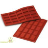 Financiers Silikomart: stampo in silicone per 20 finanzieri piccoli 49x26 h 11 mm Financiers Silikomart: stampo in silicone per 20 finanzieri piccoli 49x26 h 11 mm