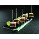 Financiers Silikomart: stampo in silicone per 20 finanzieri piccoli 49x26 h 11 mm