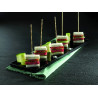Financiers Silikomart: stampo in silicone per 20 finanzieri piccoli 49x26 h 11 mm Financiers Silikomart: stampo in silicone per 20 finanzieri piccoli 49x26 h 11 mm
