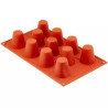 Stampo babà medi in silicone diametro 45 mm SF020 da Silikomart Stampo babà medi in silicone diametro 45 mm SF020 da Silikomart