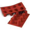 Stampo babà grandi in silicone diametro 55 mm SF021 da Silikomart