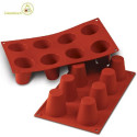 Stampo babà grandi in silicone diametro 55 mm SF021 da Silikomart