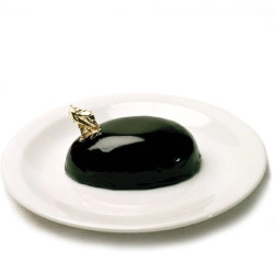 Half egg Silikomart: stampo in silicone per cavità a forma di 5 mezzo uovo da 102x73xh36 mm