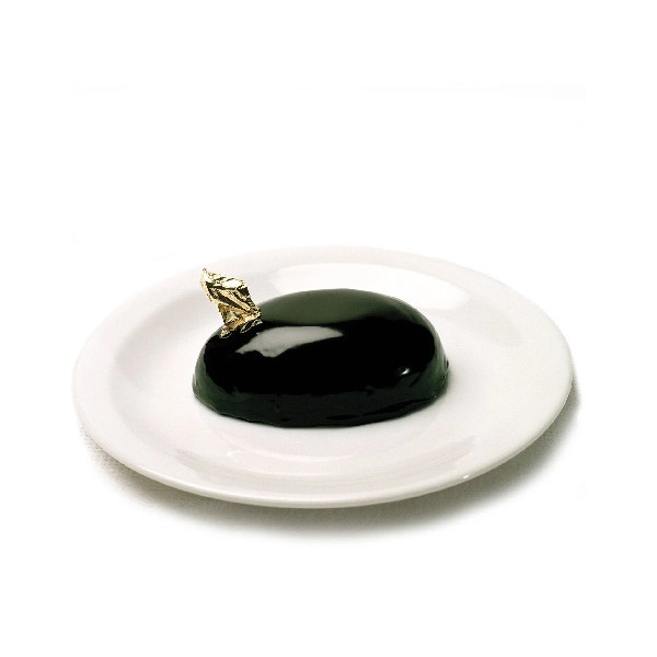 Half egg Silikomart: stampo in silicone per cavità a forma di 5 mezzo uovo da 102x73xh36 mm