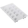Puzzle 30 Silikomart: stampo silicone bianco con cutter in plastica per 16 mignon ad incastro 42x34 h 28 mm Puzzle 30 Silikomart: stampo silicone bianco con cutter in plastica per 16 mignon ad incastro 42x34 h 28 mm