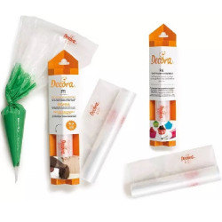 Sac à Poche Monouso Decora (40/46cm) – In Plastica Trasparente Antiscivolo (20/24 Pz)