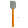 Spatola lecca piatto grande in silicone lunga 27,5 cm da Decora Spatola lecca piatto grande in silicone lunga 27,5 cm da Decora