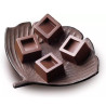 Cubo Silikomart stampo in silicone 15 cioccolatini a forma di cubo 26X26 h18mm Cubo Silikomart stampo in silicone 15 cioccolatini a forma di cubo 26X26 h18mm