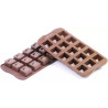 Stampo cioccolatini cubo di lato 2,6 cm x 2,6 cm x altezza 1,8 cm in silicone da Silikomart Stampo cioccolatini cubo di lato 2,6 cm x 2,6 cm x altezza 1,8 cm in silicone da Silikomart
