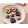 Choco Botton SCG25 Silikomart: stampo silicone 15 cioccolatini a forma di bottoni