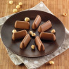 Chocogianduia Silikomart stampo silicone 24 cioccolatini gianduiotti 50x18mm h23,5mm Chocogianduia Silikomart stampo silicone 24 cioccolatini gianduiotti 50x18mm h23,5mm