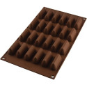 Chocogianduia Silikomart stampo silicone 24 cioccolatini gianduiotti 50x18mm h23,5mm