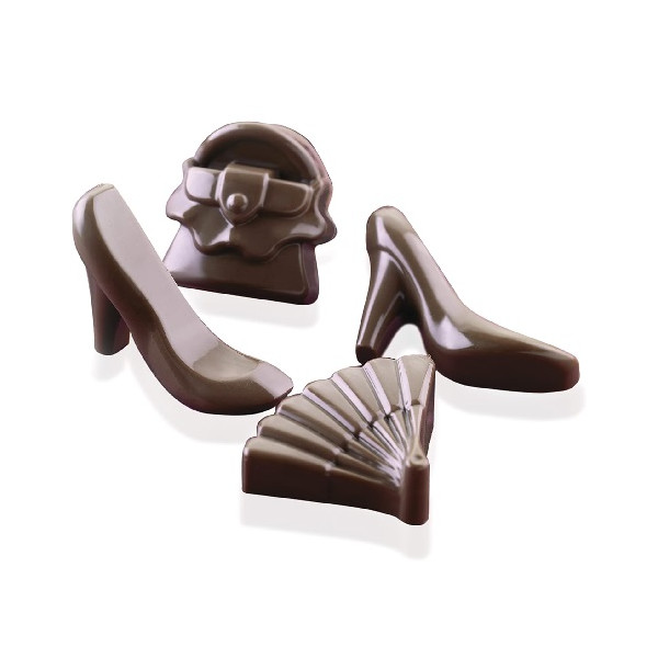 SCG14 Fashion Silikomart: stampo silicone 14 cioccolatini a tema moda