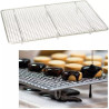Griglia raffredda torte e di colaggio rettangolare in metallo antiaderente a maglie strette 38 cm x 26 cm da Decora