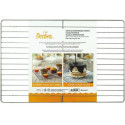 Griglia raffredda torte e di colaggio rettangolare a trama larga Decora 45,4 X 30,4 cm