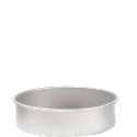 Teglia Tonda Liscia con Bordi Dritti Decora (Ø10/40cm) – Alluminio Anodizzato (H7,5cm) | Per Torta Americana a Strati