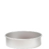 Teglia tonda liscia per torta americana in alluminio anodizzato ø10 x h 7,5 cm di Decora Teglia tonda liscia per torta americana in alluminio anodizzato ø10 x h 7,5 cm di Decora