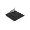 Set 100 vassoi monoporzioni quadrati in plastica nera di lato 83 mm, riutilizzabili da Silikomart Set 100 vassoi monoporzioni quadrati in plastica nera di lato 83 mm, riutilizzabili da Silikomart