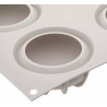 Mini Goccia Silikomart: stampo in silicone per 6 tortine di dimensioni 6,8x3,3 cm
