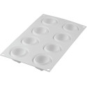 Goutte 55 Silikomart: stampo silicone 8 semifreddi gocce 3D da 54 x h40 mm