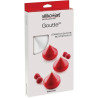 Goutte 55 Silikomart: stampo silicone 8 semifreddi gocce 3D da 54 x h40 mm Goutte 55 Silikomart: stampo silicone 8 semifreddi gocce 3D da 54 x h40 mm