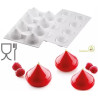 Stampo Goutte 55 o Goccia 55 da Silikomart per dolcetti diametro 5,4 cm da Silikomart Stampo Goutte 55 o Goccia 55 da Silikomart per dolcetti diametro 5,4 cm da Silikomart