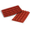 Stampo Nougats in silicone per 20 torroncini SF060 di Silikomart Stampo Nougats in silicone per 20 torroncini SF060 di Silikomart