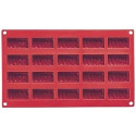 Nougats SF060 Silikomart stampo silicone 20 torroncini 5x2,5 h 2 cm