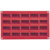 Nougats SF060 Silikomart stampo silicone 20 torroncini 5x2,5 h 2 cm Nougats SF060 Silikomart stampo silicone 20 torroncini 5x2,5 h 2 cm
