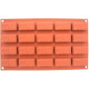 Nougats SF060 Silikomart stampo silicone 20 torroncini 5x2,5 h 2 cm Nougats SF060 Silikomart stampo silicone 20 torroncini 5x2,5 h 2 cm