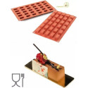 Stampo mini cakes o mini tortine in silicone SF181 da Silikomart
