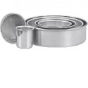 Da 5 a 40 cm tortiera dritta tonda alta per torta americana  in alluminio puro h 10 cm