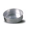 Tortiera Dritta Tonda Alta per Torta Americana di altezza 10 cm e diametro 25 cm Tortiera Dritta Tonda Alta per Torta Americana di altezza 10 cm e diametro 25 cm