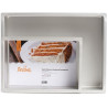 Da 30 a 40 cm teglia rettangolare liscia bordi dritti Decora per torta americana in alluminio anodizzato h 7,5 cm