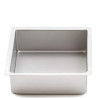 Teglia quadrata 30x30 h7,5 cm liscia bordi dritti in alluminio anodizzato da Decora ideale per torta a piani