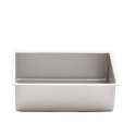 Teglia rettangolare 30x40 h10 cm liscia bordi dritti da Decora, per torta americana in alluminio anodizzato per torte a strati