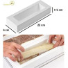 Insert Buche Silikomart: stampo in silicone per inserto o mini tronchetto di natale 22x6 h 50 cm Insert Buche Silikomart: stampo in silicone per inserto o mini tronchetto di natale 22x6 h 50 cm